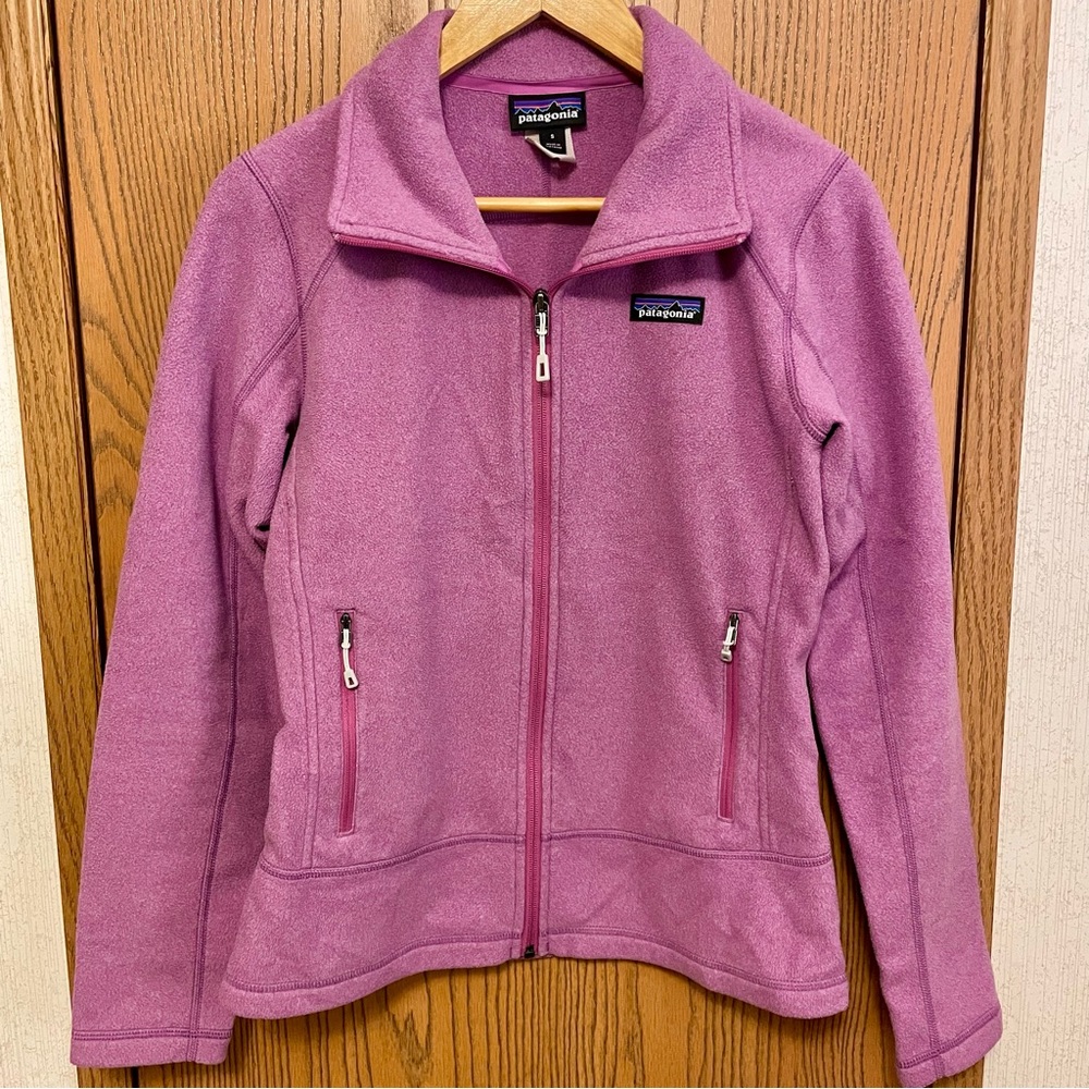 Patagonia Pink Zip-Up Fleece Jacket